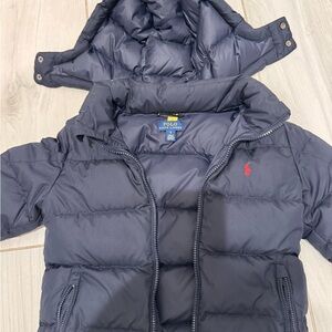 Polo by Ralph Lauren Kids Dark Blue Puffer Coat